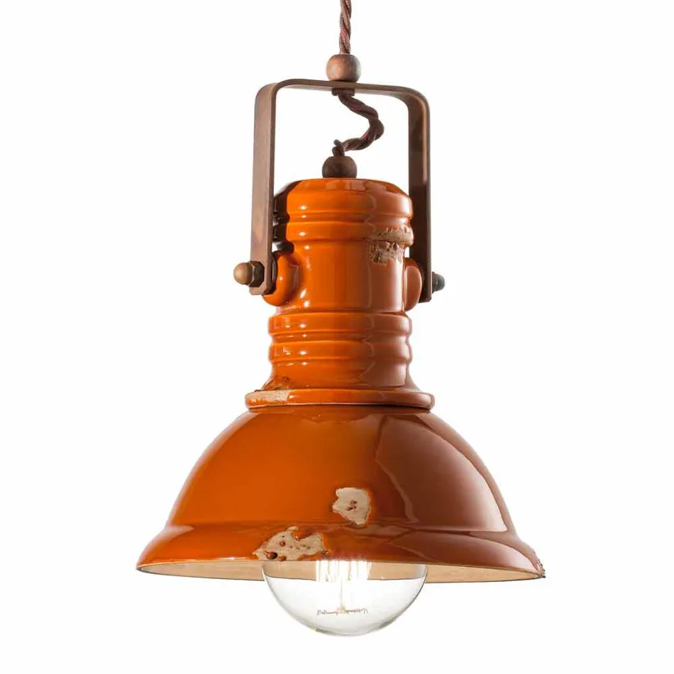 Dizajn llambadar qeramikë të punuar me dorë të punuar me dorë Cameron Ferroluce Viadurini