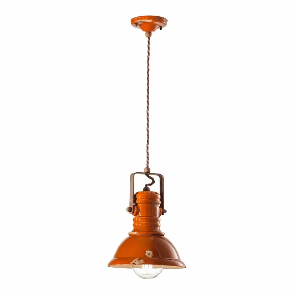 Dizajn llambadar qeramikë të punuar me dorë të punuar me dorë Cameron Ferroluce Viadurini