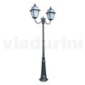 Drita llambash 2 në stilin e cilësisë së mirë prej alumini dhe qelqi Prodhuar në Itali - Vivian