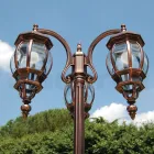 Shtylla e llambës 3 Lights Stili Vintage në Alumin Prodhuar në Itali - Leona Viadurini