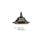 Shtylla e llambës 2 Drita në Alumin dhe Xham Made in Italy Vintage - Janira Viadurini