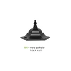 Shtylla e llambës 2 Drita në Alumin dhe Xham Made in Italy Vintage - Janira Viadurini