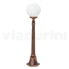 Llambë rruge 110 cm e gjatë në akrilik të zi dhe alumin e prodhuar në Itali - Trovanero Viadurini