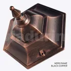 Llambë kopshti 211 cm e gjatë në xhami dhe 5 veshje alumini - Pinako Viadurini