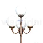 Llambë rruge 270 cm e lartë në akrilik të zi dhe alumin Prodhuar në Itali - Trovanero Viadurini