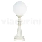 Llambë rruge 69 cm e gjatë në akrilik të bardhë dhe alumin e prodhuar në Itali - Trovabianco Viadurini