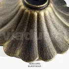 Llambë rruge 69 cm e gjatë në akrilik të zi dhe alumin e prodhuar në Itali - Trovanero Viadurini