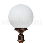 Llambë rruge 69 cm e gjatë në akrilik të zi dhe alumin e prodhuar në Itali - Trovanero Viadurini