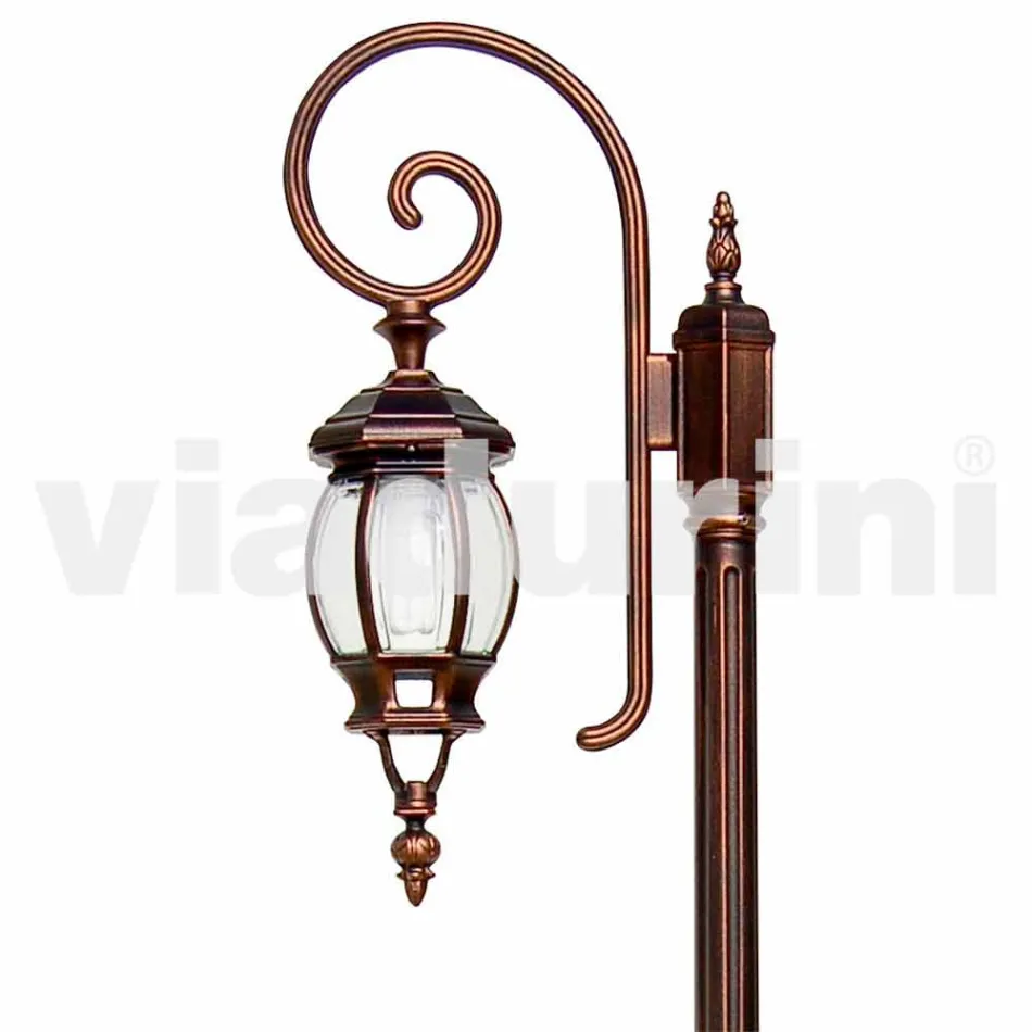 Llambë kopshti klasike alumini Anika e bërë në Itali Viadurini