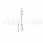 Llambë në natyrë me një dritë alumini të bërë në Itali, Anika Viadurini