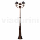 Llambë klasike me tre dritë në natyrë e bërë në Itali, Aquilina Viadurini