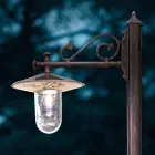 Shtyllë llambash për natyrë në alumin klasik të lyer me dorë - Genoa Viadurini