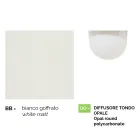 Llamba kopshti e bardhe alumini me 1 drite prodhuar ne Itali, Anusca Viadurini