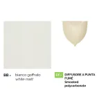 Llamba kopshti e bardhe alumini me 1 drite prodhuar ne Itali, Anusca Viadurini