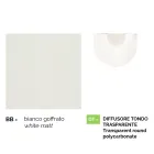 Llamba kopshti e bardhe alumini me 1 drite prodhuar ne Itali, Anusca Viadurini