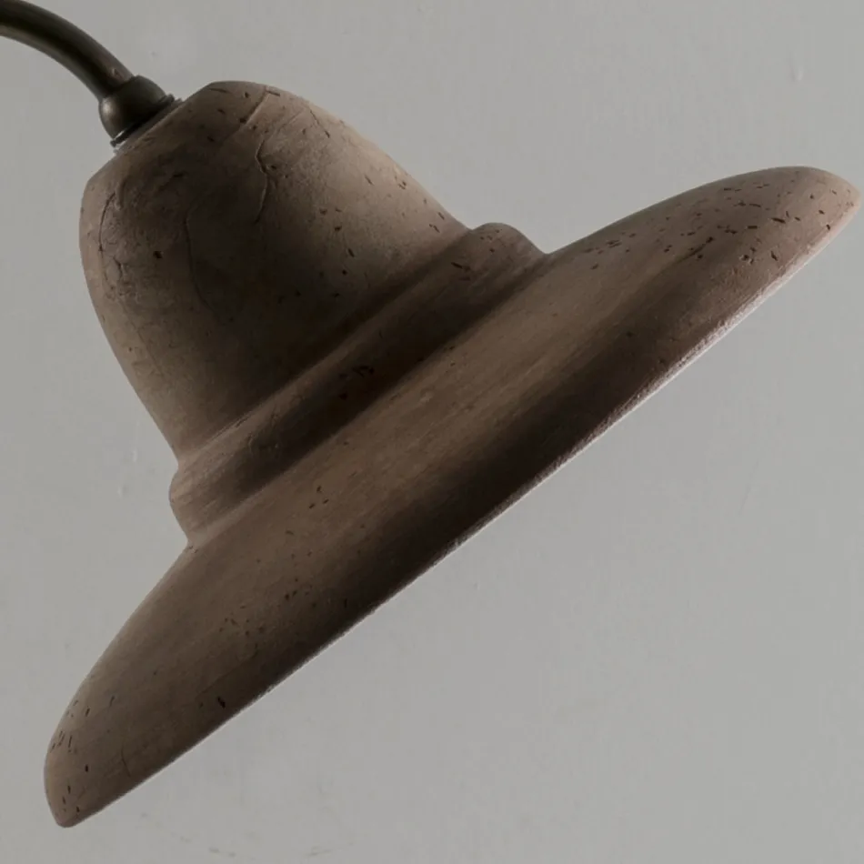 Llambë Kopshti në Alumini dhe Galestro Made in Italy - Toscot Spoleto Viadurini