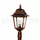 Llambë kopshti në alumini të hedhura vdes në Itali, Aquilina Viadurini