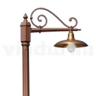 Llambë kopshti Vintage në alumin dhe tunxh Prodhuar në Itali - Adela Viadurini