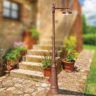 Llambë kopshti Vintage në alumin dhe tunxh Prodhuar në Itali - Adela Viadurini