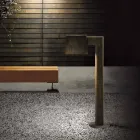 Outdoor Lamppost në Antique Brown Metal 2 Heights - Saint Tropez nga Il Fanale Viadurini