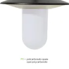 Llambë e jashtme në stilin e cilësisë së mirë në alumin antracit Prodhuar në Itali - Belen Viadurini