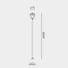 Llambë e jashtme e cilësisë së mirë në bakër dhe tunxh, 2 lartësi - Calmaggiore nga Il Fanale Viadurini