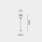 Llambë e jashtme e cilësisë së mirë në bakër dhe tunxh, 2 lartësi - Calmaggiore nga Il Fanale Viadurini