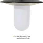 Llambë kopshti në stilin e cilësisë së mirë në gri alumini Prodhuar në Itali - Belen Viadurini