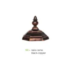 Llambë stili vintage në alumin e derdhur Made in Italy - Leona Viadurini