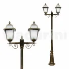 Llambë në natyrë me dy drita në alumini të bëra në Itali, Kristel Viadurini