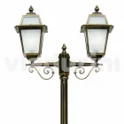 Llambë në natyrë me dy drita në alumini të bëra në Itali, Kristel Viadurini