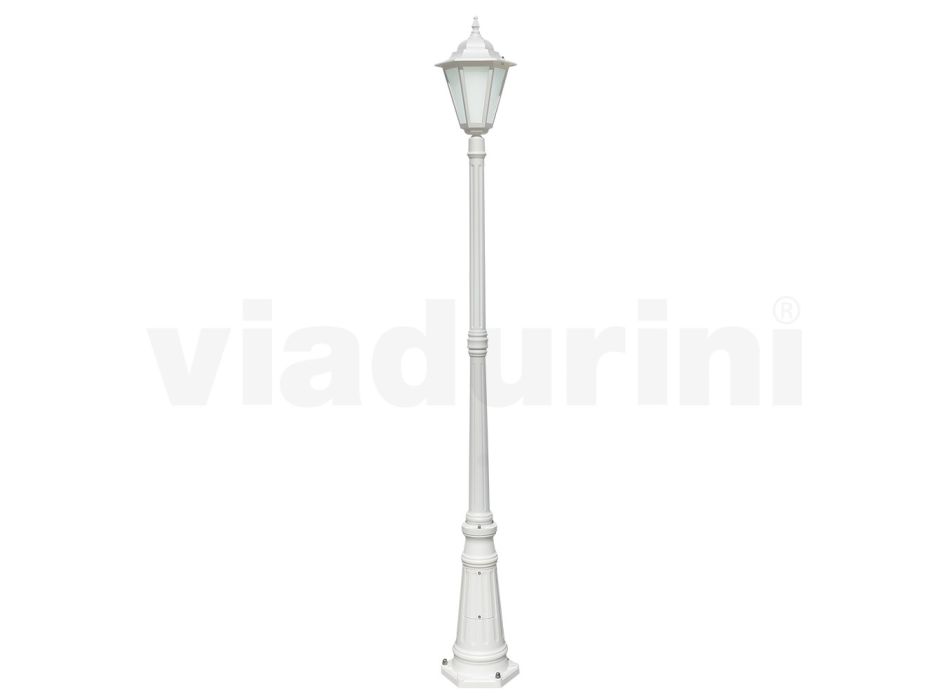 Llambë Vintage Outdoor në Alumin e Bardhë Prodhuar në Itali - Terella Viadurini