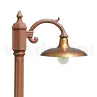 Llambë Vintage në Alumin me Difuzor në Tunxh Prodhuar në Itali - Adela Viadurini