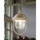 Fener pezullues të jashtëm në alumin i lyer me dorë - Bari Viadurini