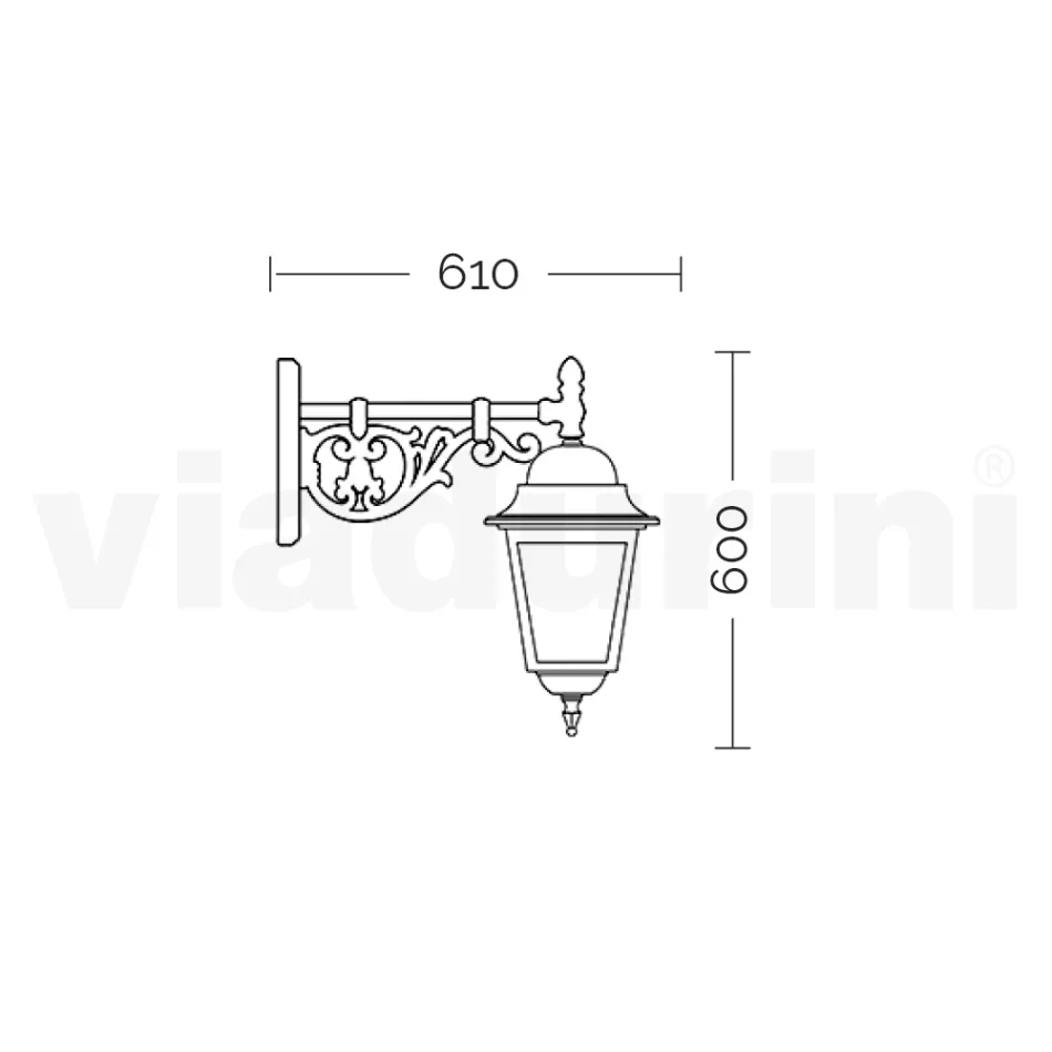 Fener në natyrë në xhami dhe alumin në 5 përfundime të ndryshme - Alkimist Viadurini