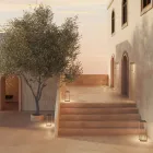 Fener në natyrë, prej tunxhi Prodhuar në Itali - me diell Viadurini