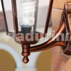 Fener alumini i kopshtit në mur, i bërë në Itali, Aquilina Viadurini