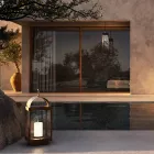 Fener kopshti me qiri prej hekuri ose bronzi Il Fanale Viadurini