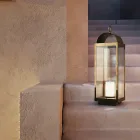 Fener kopshti tokësor me qiri Il Fanale Viadurini