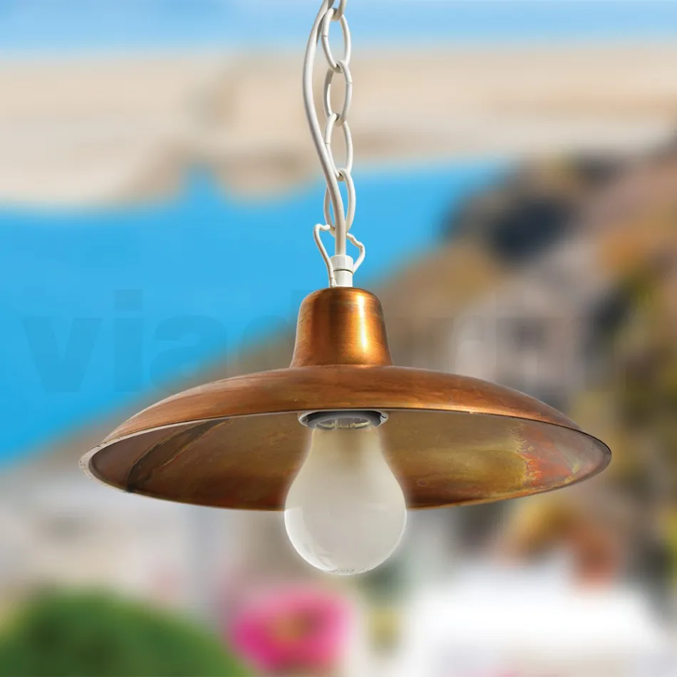 Fanerë Vintage Outdoor në Alumin dhe Tunxh Prodhuar në Itali - Adela Viadurini