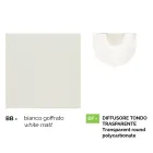 Fener kopshti muri nga alumini i bardhë i prodhuar në Itali, Anusca Viadurini