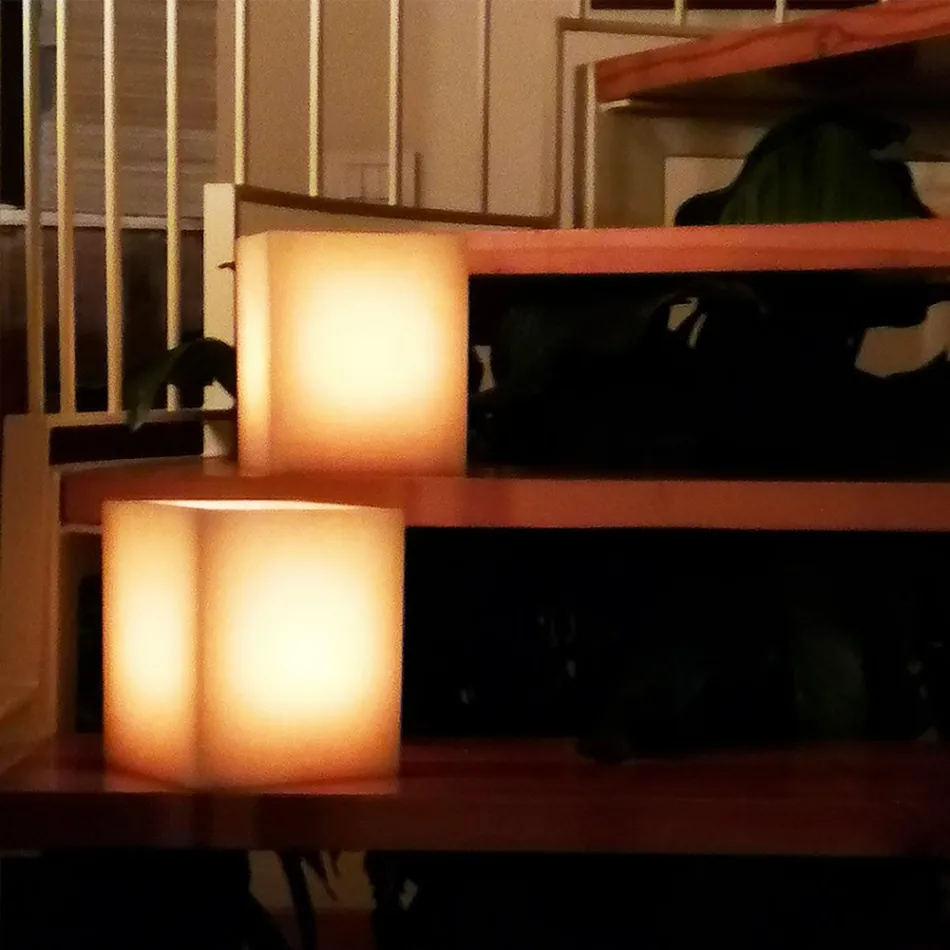 Fener aromatike në dyll me efekt të gërvishtur me çaj çaji Made in Italy - Famme Viadurini