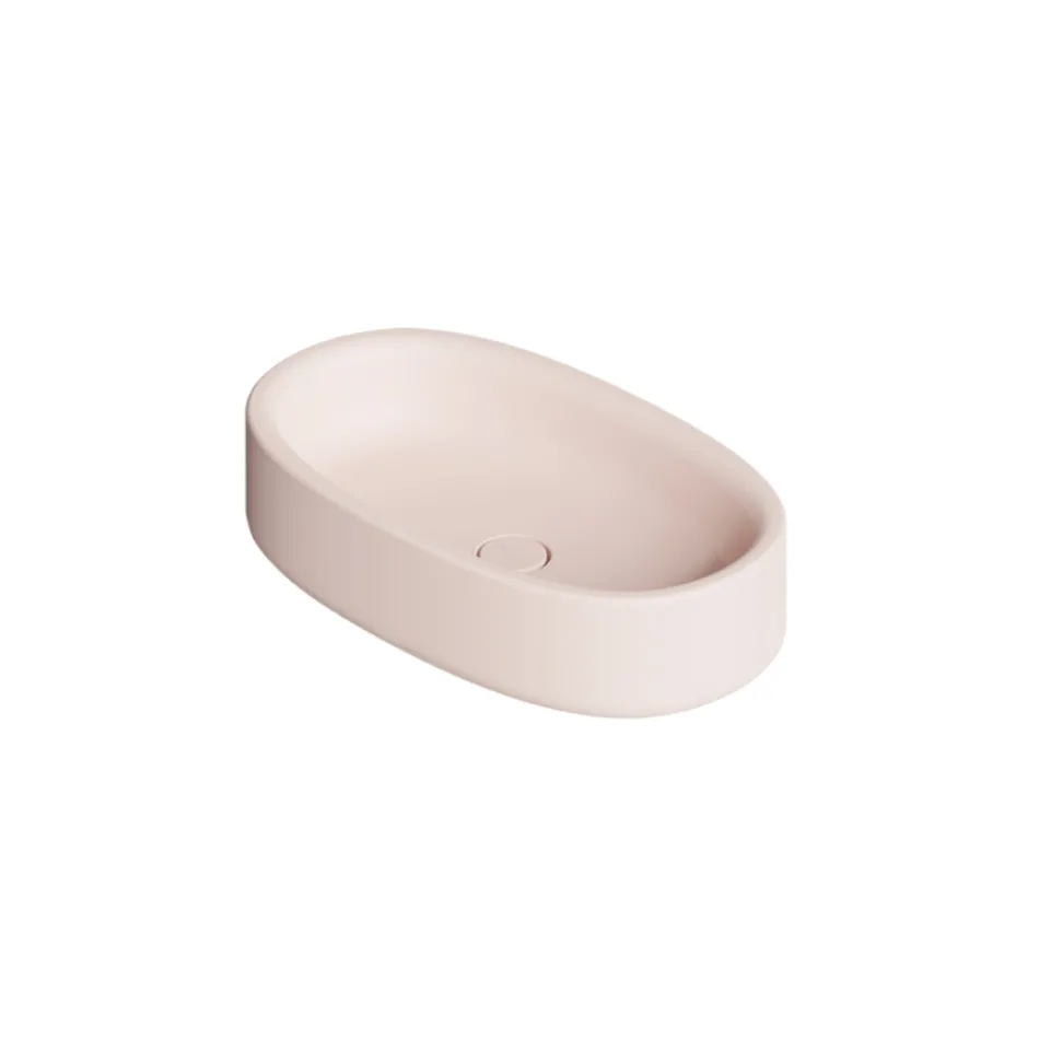 Lavaman Qeramik 60x35 cm me Ngjyra të Ndryshme, Prodhuar në Itali - Girl Viadurini