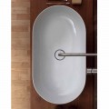 Projektim modern lavaman countertop qeramike 70x35cm prodhuar ne Italy Star