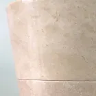 Lavazh piedestali konik i pikturuar me dorë i bardhë dhe me shkëlqim Viadurini