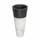 Kolona Washbasin Conical Stone Raja e Zezë Natyrore Viadurini
