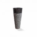 Lavaman kolone i dizajnit modern në mermer të zi me shkëlqim - Merlo