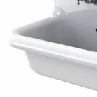 Larja e dyfishtë në mur me pllaka qeramike të dyfishtë në mur me stil Andy Viadurini