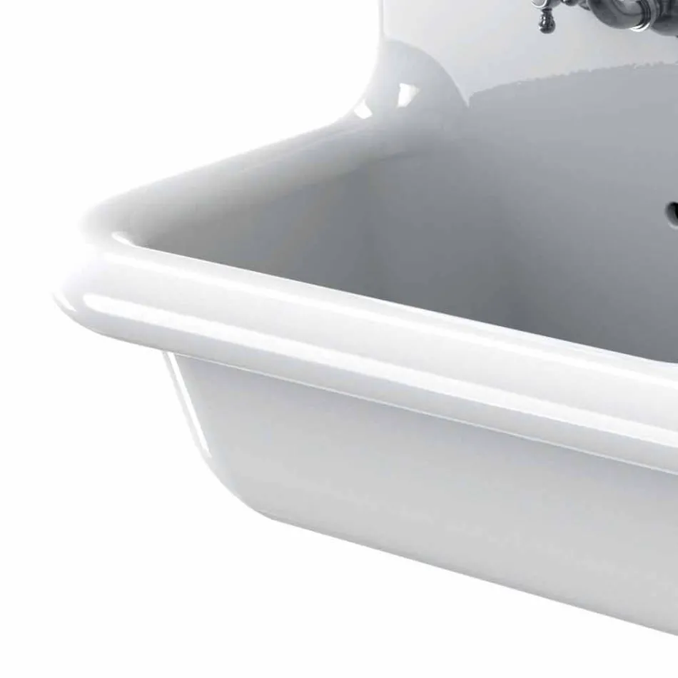 Larja e dyfishtë në mur me pllaka qeramike të dyfishtë në mur me stil Andy Viadurini