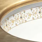 Dizajni barok me lavaman të integruar në argjilën e zjarrit të bërë në Itali, Egje Viadurini